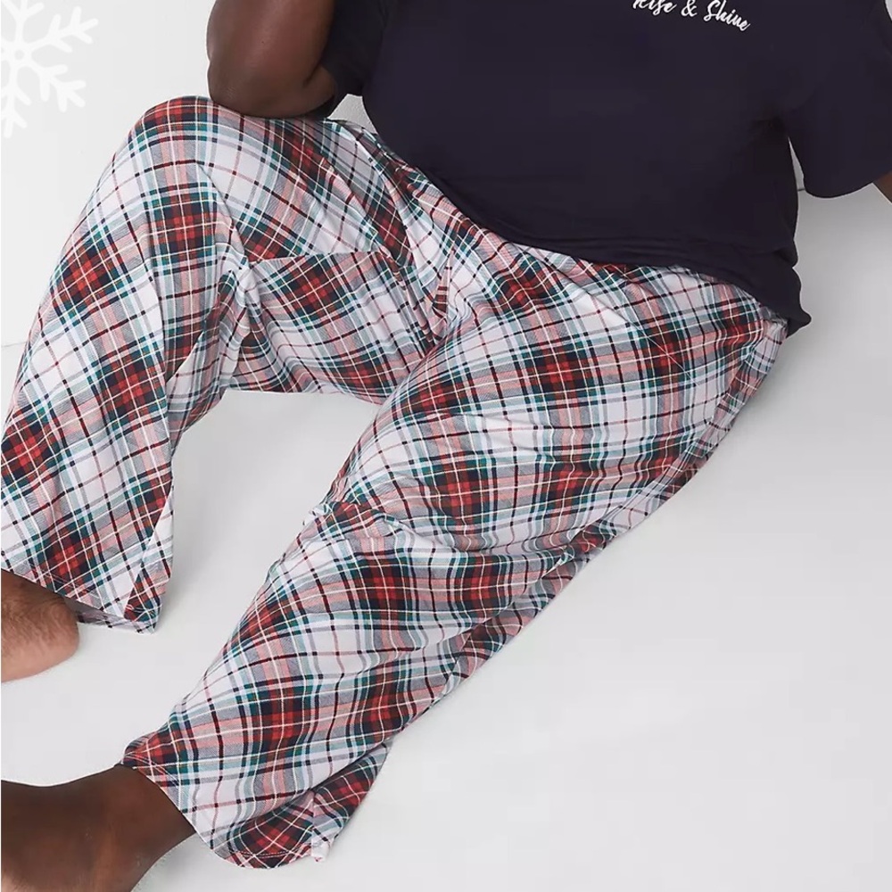 Sleep by Cacique Women’s Pajama Cotton Pants Size 12L Red Green Christmas 
NWT - Picture 5 of 9